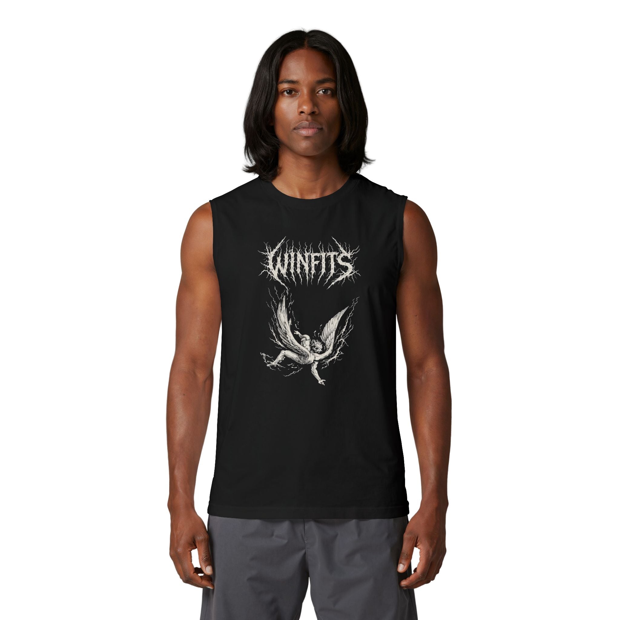 WINFITS Muscle Tank – Snake Graphic Sleeveless Gym Tee