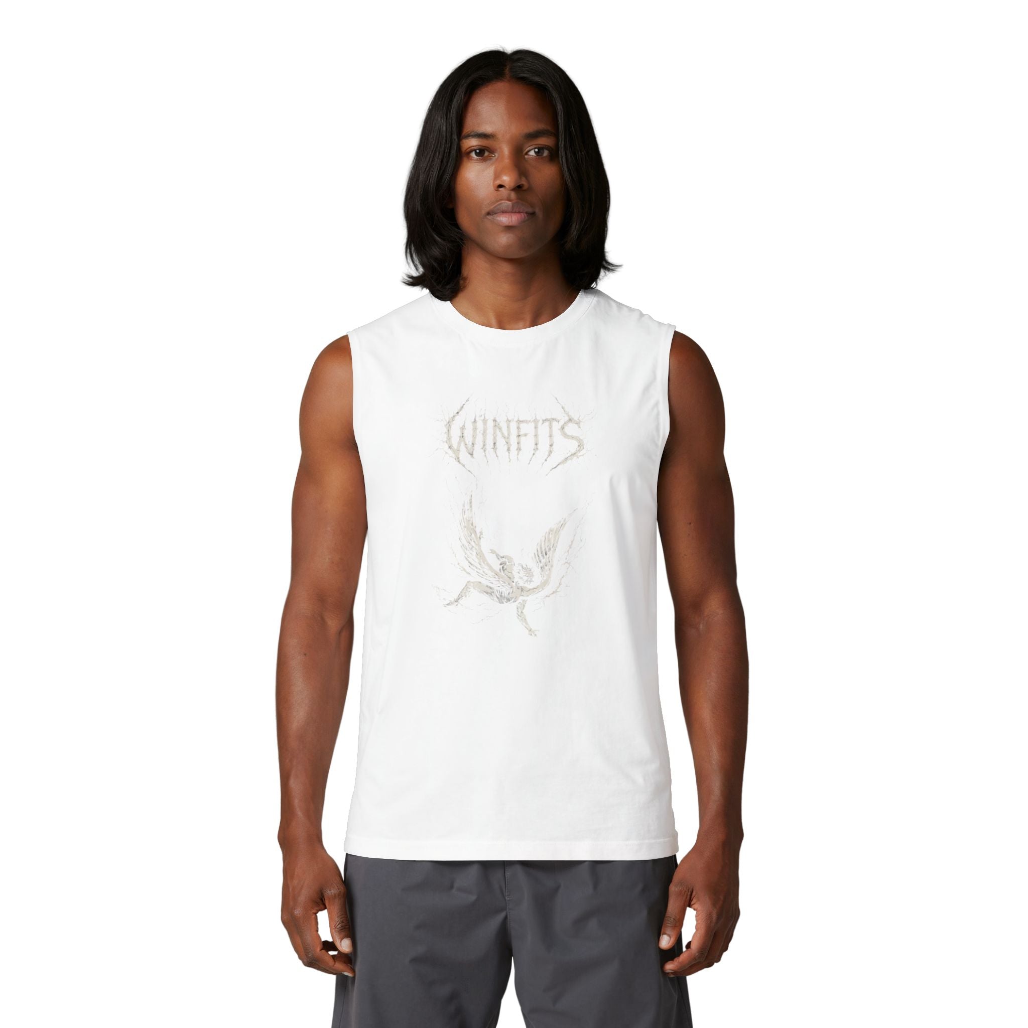 WINFITS Muscle Tank – Snake Graphic Sleeveless Gym Tee