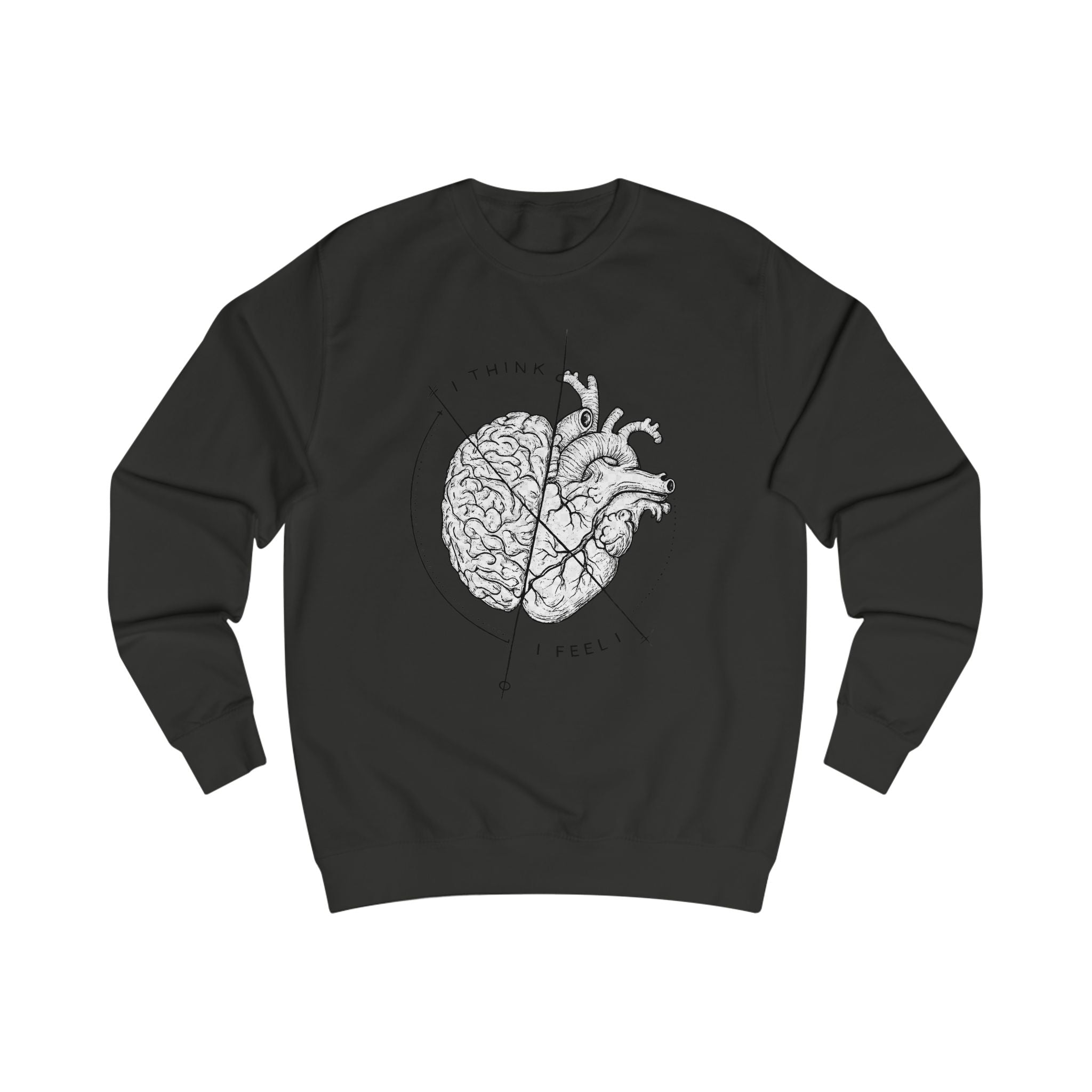 WINFITS Brain & Heart Sweatshirt – | Streetwear