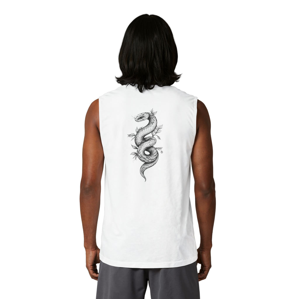 WINFITS Muscle Tank – Snake Graphic Sleeveless Gym Tee