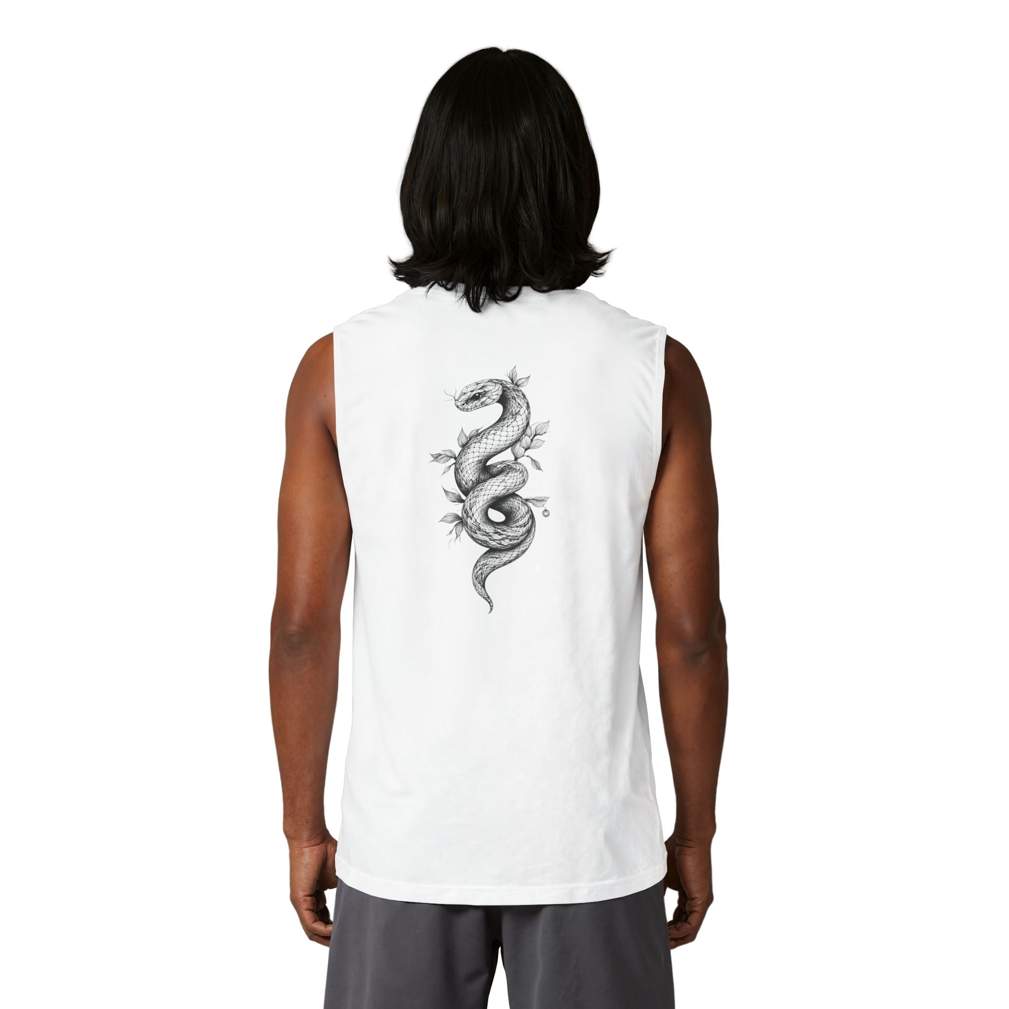 WINFITS Muscle Tank – Snake Graphic Sleeveless Gym Tee
