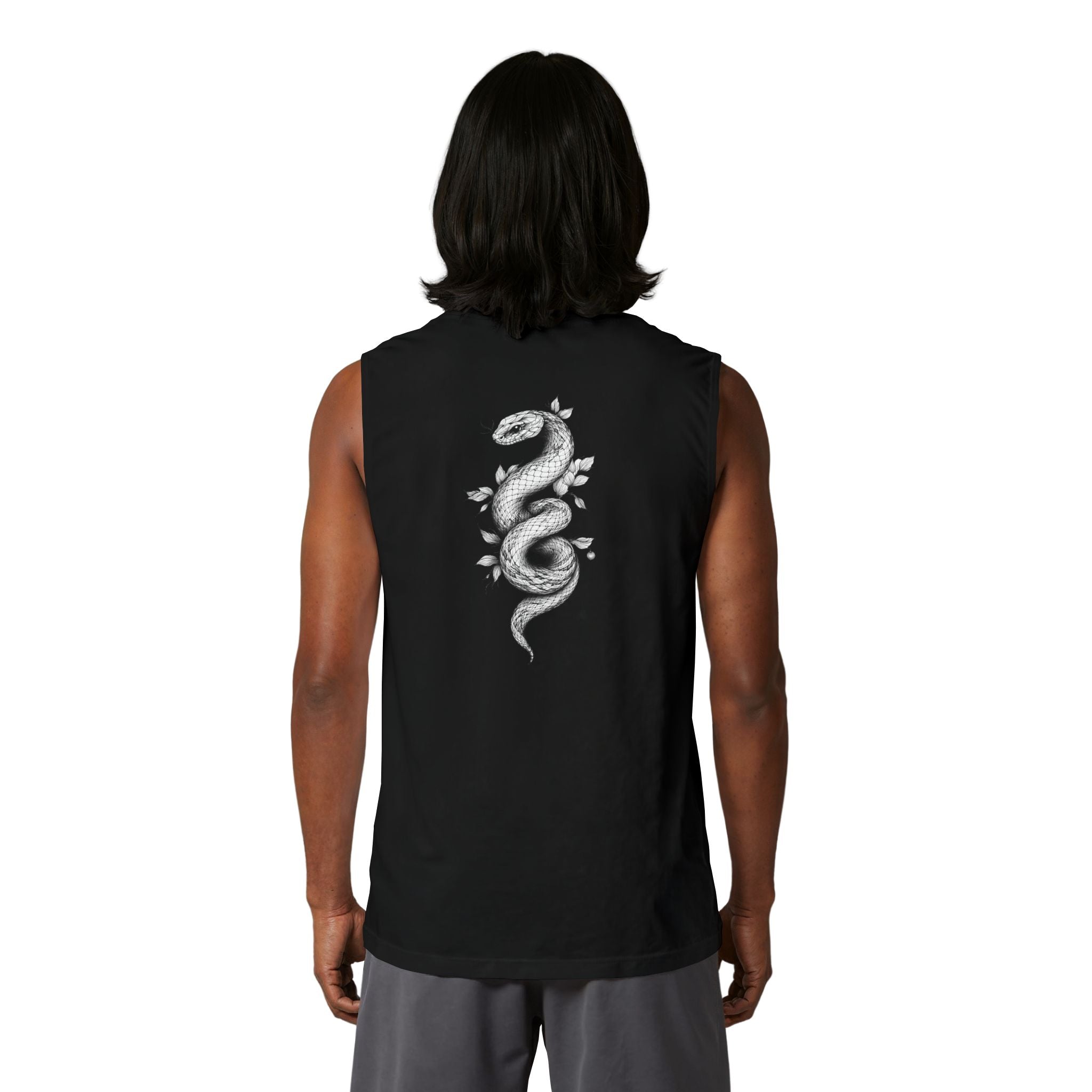 WINFITS Muscle Tank – Snake Graphic Sleeveless Gym Tee