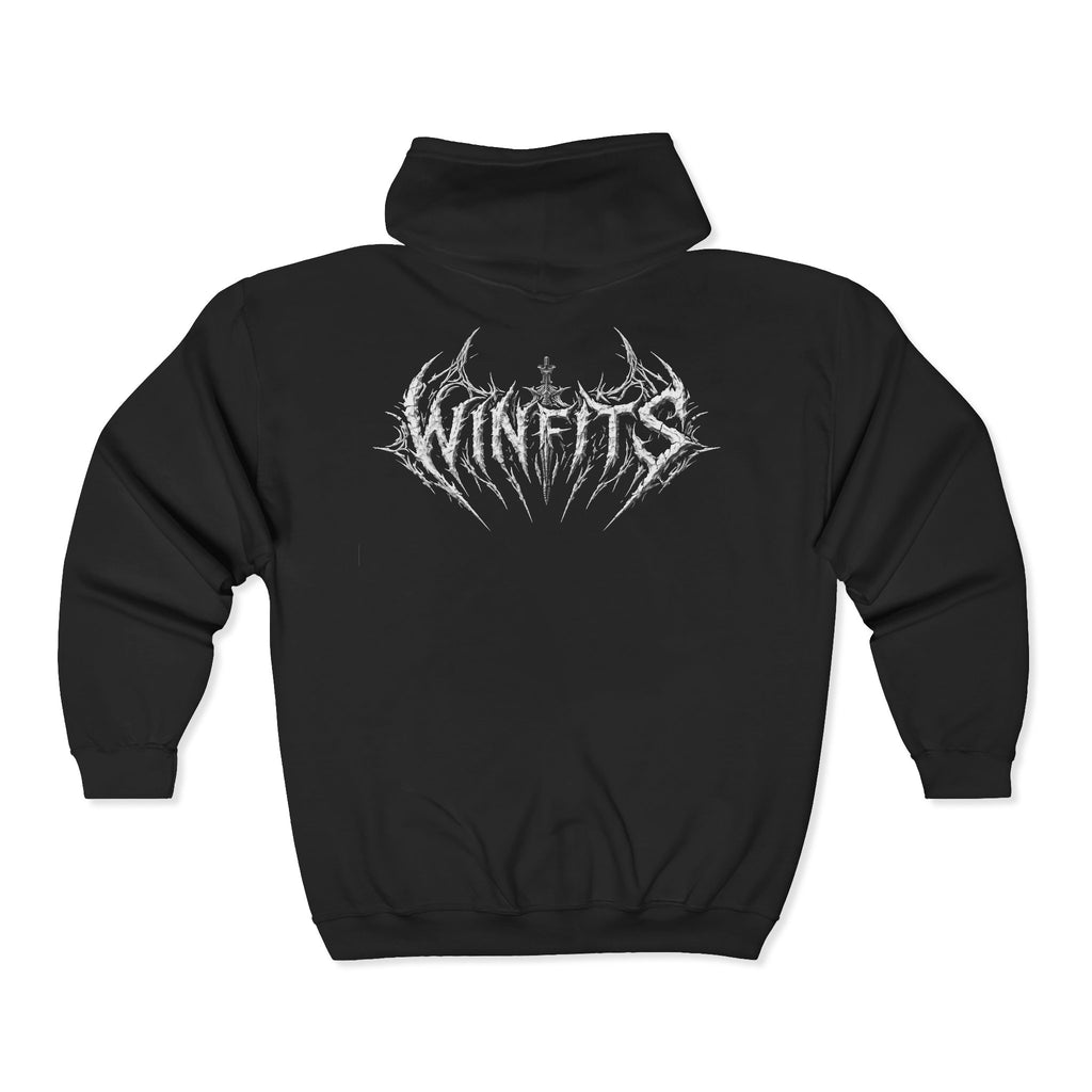 WINFITS Premium Full-Zip Hoodie – Heavy Blend Streetwear