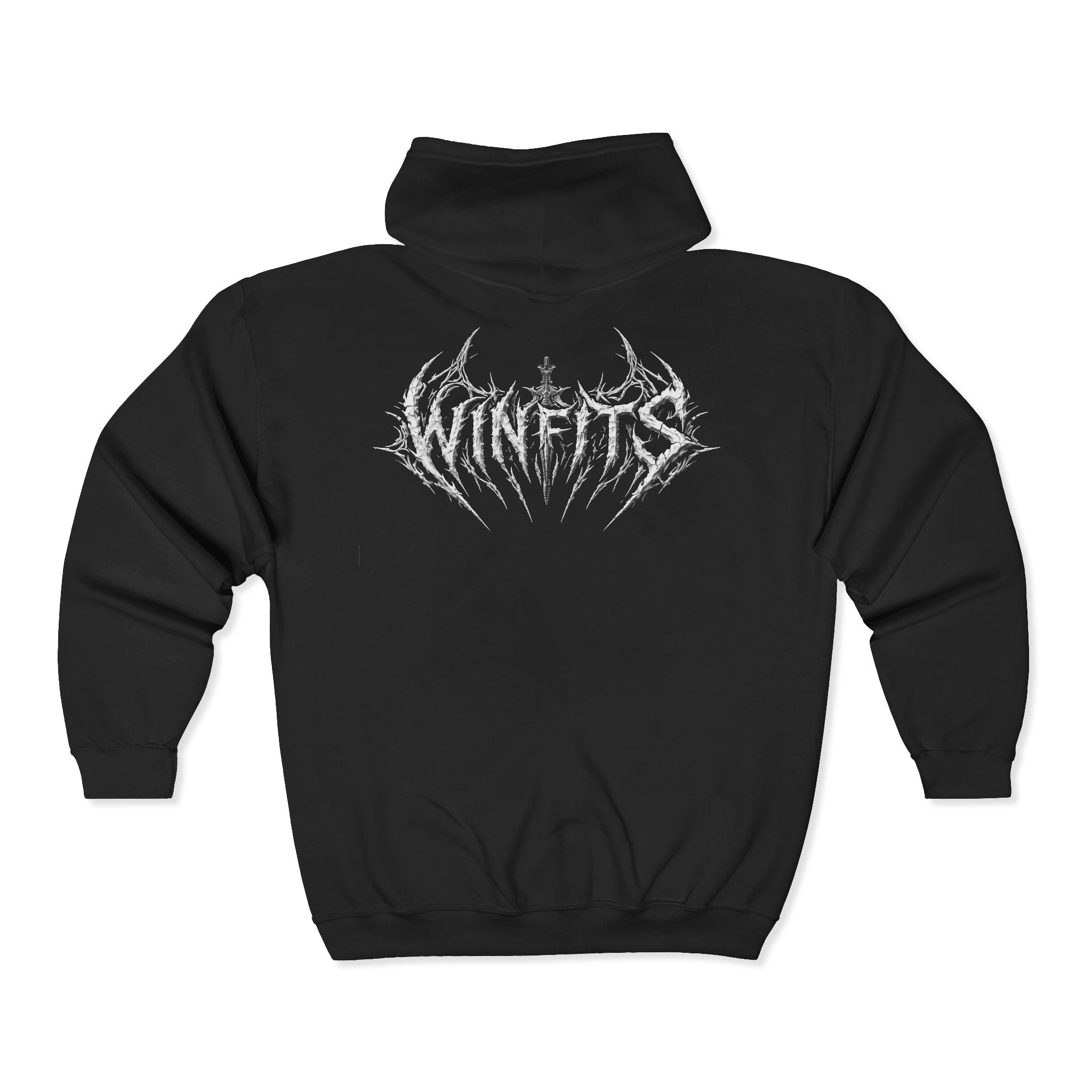 WINFITS Premium Full-Zip Hoodie – Heavy Blend Streetwear