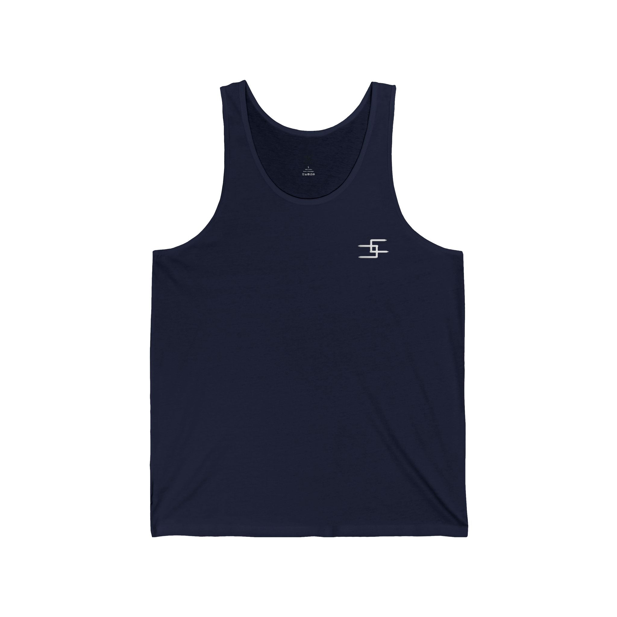 WINFITS Premium Muscle Tank – White Classic Sleeveless Tee